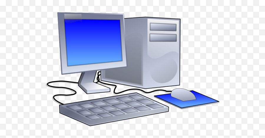 Desktop Computer Png Svg Clip Art For Web - Download Clip Computer,Desktop Icon Art