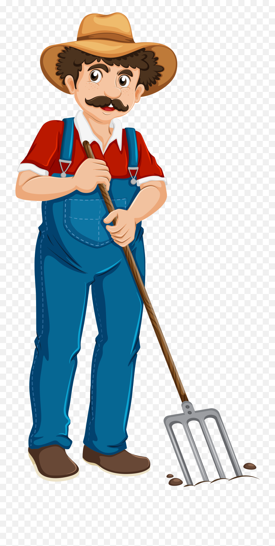 Farmer Working Clip Art - Png Download Full Size Clipart Animated Farmer,Farmer Working Icon