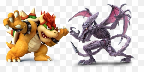 Bowser Smash 4 Png Picture - Super Smash Bros Ultimate Ridley Render,Ridley Png