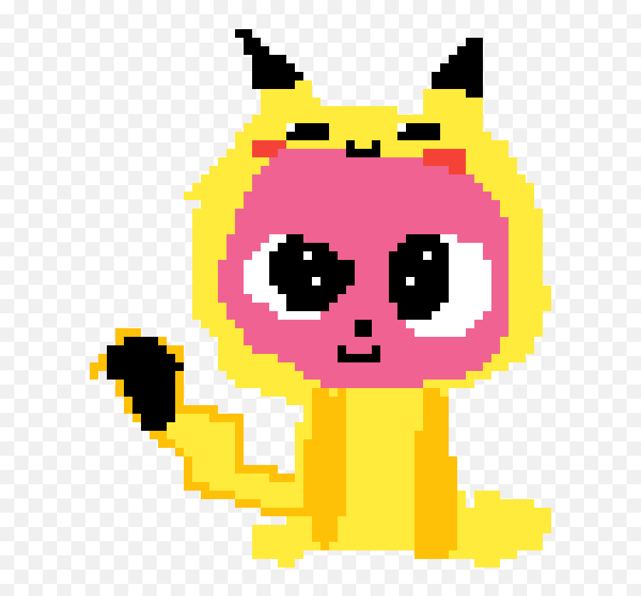 Pixilart - Pinkfong Pikachu By Pinkfongartist Shineray Png,Pikachu Facebook Icon