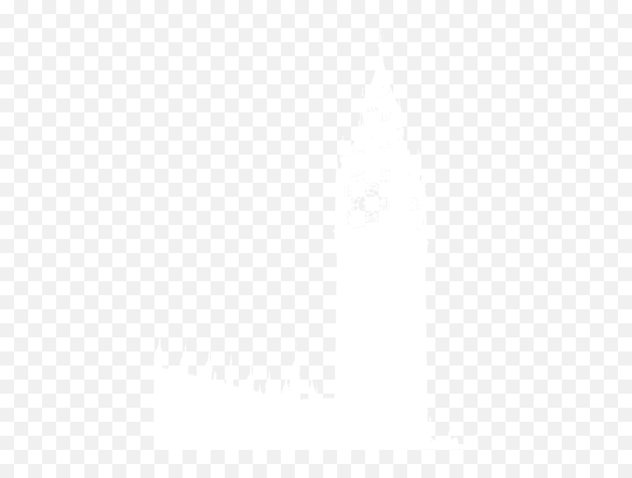 Big Ben White Clip Art - Silhouette Big Ben Skyline Png,Big Ben Png