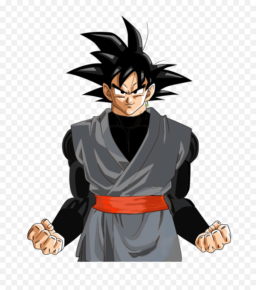 Black Goku Ready To Fight Transparent Png - Stickpng Goku Black Hair,Goku Black Png