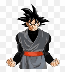 Black Goku Ready To Fight Transparent Png - Stickpng Goku Black Hair,Goku Black Png