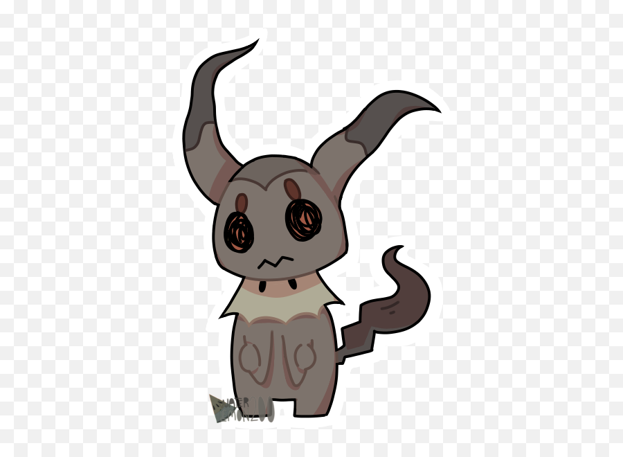 Marshadow X Mimikyu - Cartoon Png,Mimikyu Png