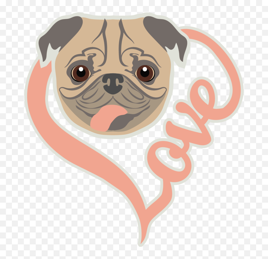 Celebrate The Love For Your Pet With Exclusive Clothing And - Happy Png,Pug Icon