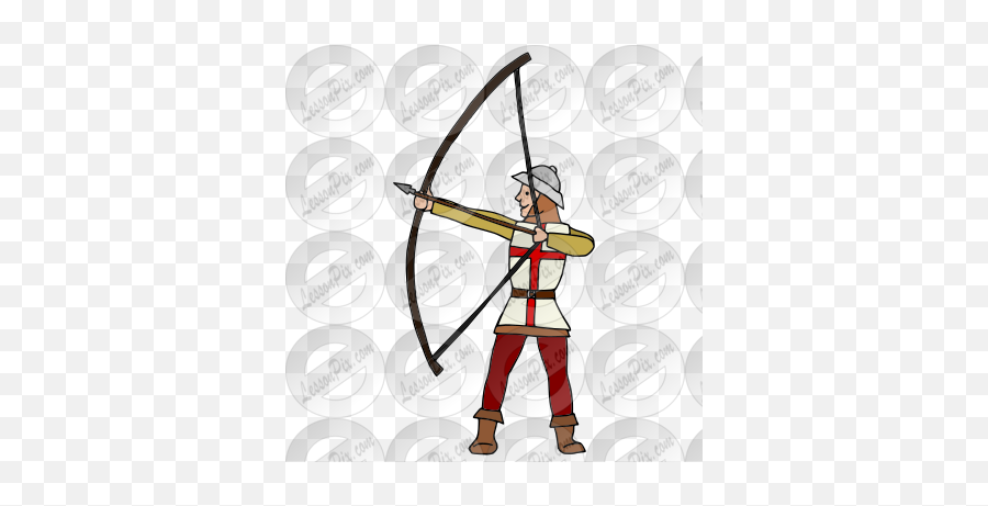 Lessonpix Mobile - Longbow Png,Archer Png