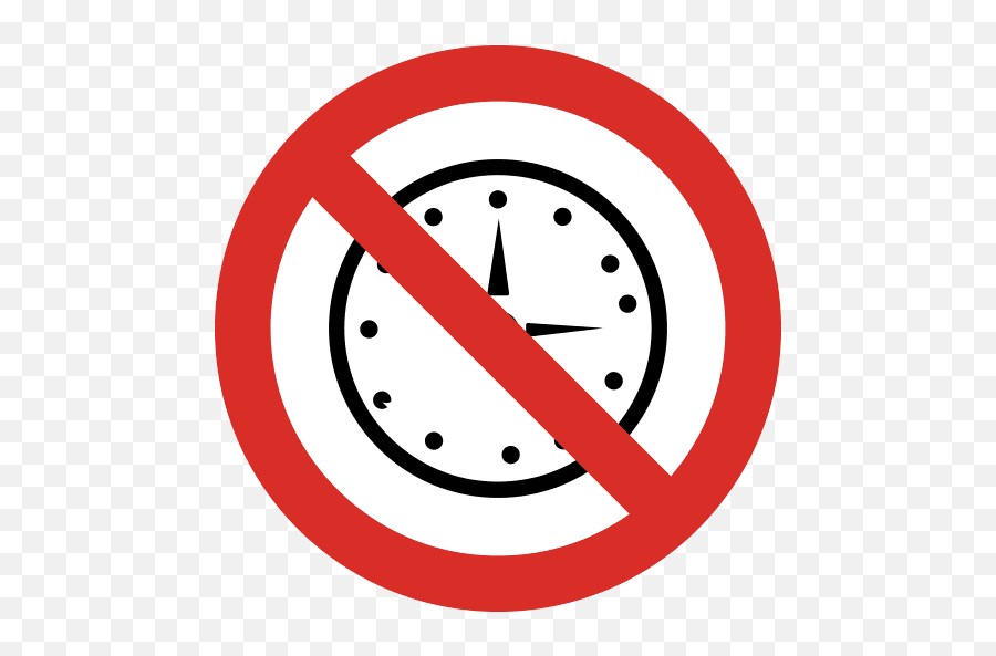 No Clock Icon Png And Svg Vector Free Download - One O Clock Icon,Alarm Clock Icon Png