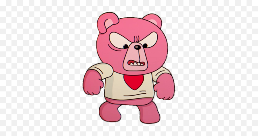 Transparent Gumball Character Mowdown Png Bear
