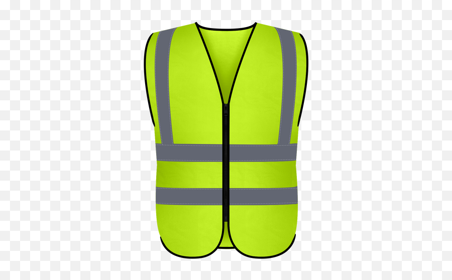 1 - 10pack Reflective Safety Vest With 5 Pockets And Zipper Clothing Png,Icon Safety Vest