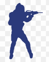Soldier Rifle Back Aiming Silhouette Transparent Png U0026 Svg - Firearms