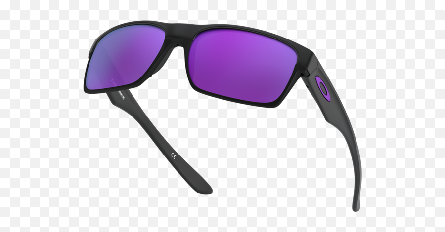 Oakley Twofaceâu201e Matte Black W Violet Iridium - Oakley Twoface Png,Batwolf American Flag Icon