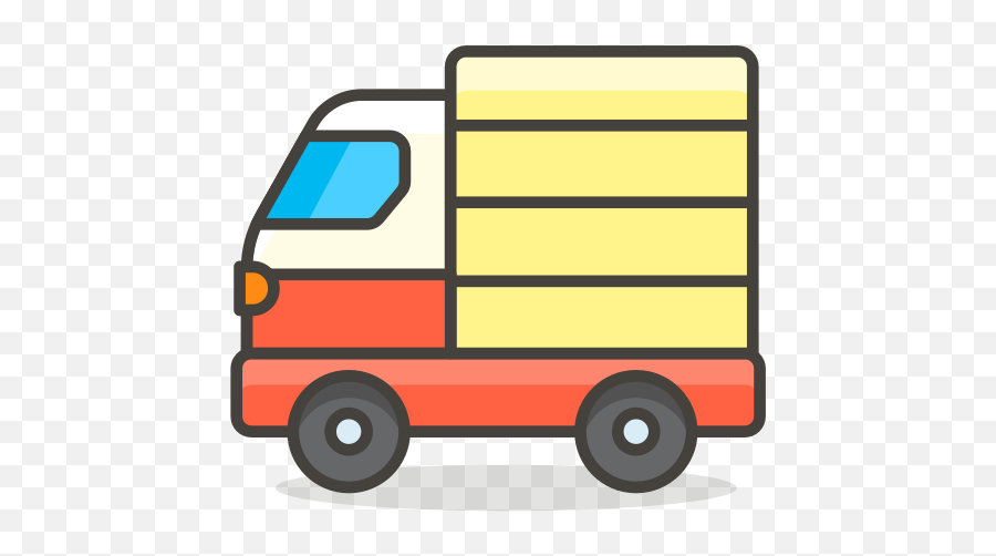 Delivery Truck Free Icon Of 780 Vector Emoji - Delivery Truck Emoji Png,Truck Icon Png