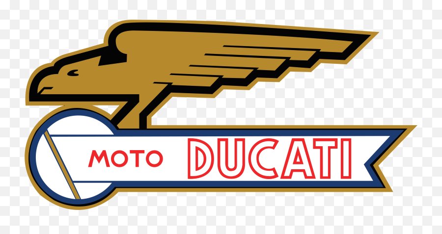Ducati Moto Motorcycle Bike Retro Vintage Logo Racing Vinyl - Moto Ducati Logo Png,Retro Logo