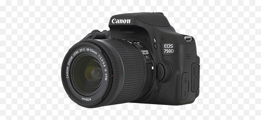Canon Eos 750d - Eos Digital Slr And Compact System Cameras Png,Tablet Icon That Looks Like A Camera Lens