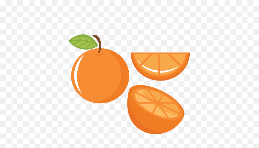 Orange Cute Png 3 Image - Cut Up Oranges Clipart,Orange Fruit Png