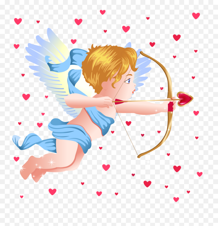 Cupid Transparent Image - Love Cupids Bow And Arrow Png,Cupid Transparent Background