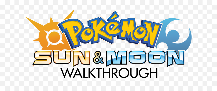 Pokemon Sun And Moon Walkthrough - Pokemon Tcg Base Set Logo Png,Pokemon Sun Logo