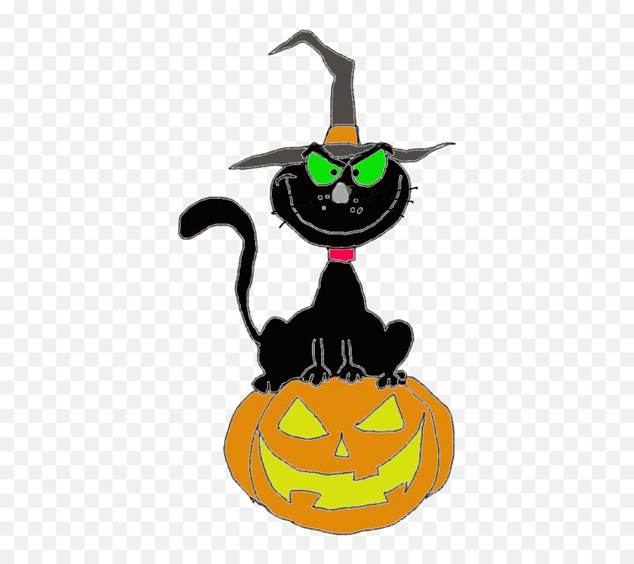 Download Hd Cat Pumpkin Cute Ghost Free Halloween Clipart - Transparent Halloween Ghost Png,Ghost Transparent Background