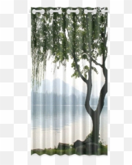 Weeping Willow Mountian View New Window Curtain 50 X 96one Piece Id D411865 - Window Covering Png,Weeping Willow Png