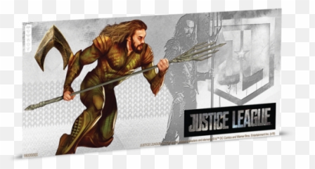 Justice League Series - Aquaman 5g Silver Coin Note Justice League Png,Aquaman Transparent