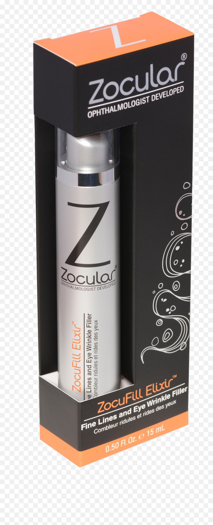 Download Hd Zocufill Elixir For Wrinkles - Eye Liner Cosmetics Png,Wrinkles Png