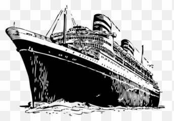 Sinking Of The Rms Titanic Photo - Ships Black And White Png,Titanic Png