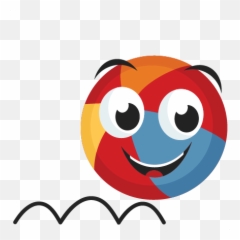 Happy Beach Ball Svg Scrapbook Cut File Cute Clipart Files - Clipart png