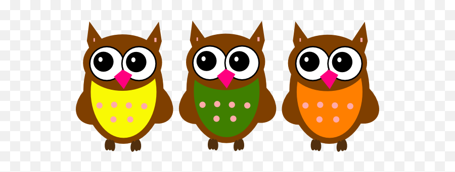 3 Clipart Owl Transparent Free For Download - Triple Clipart Png,Owls Png