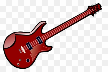 Guitar Vector Clip Art - Electric png