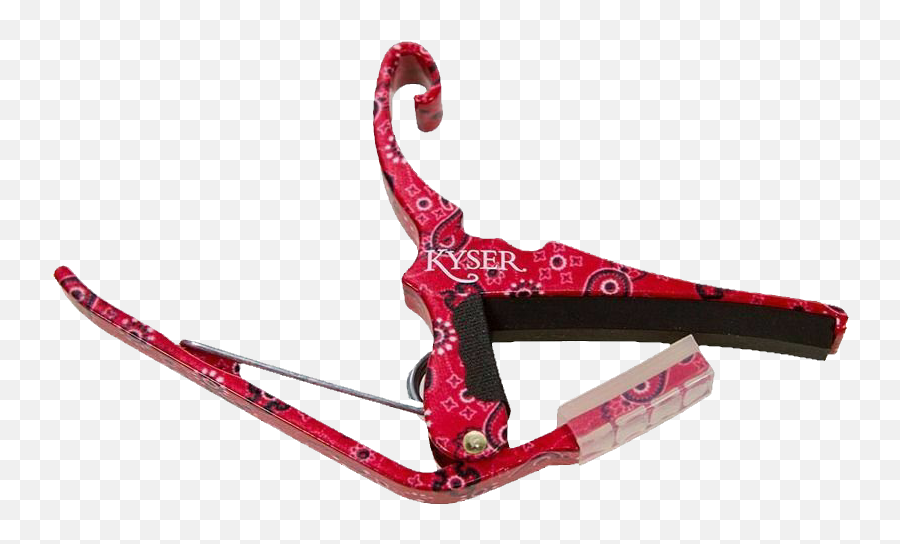 Kyser Kg6 Guitar Capo - Red Bandana Capo Kyser Quick Change 6 String Png,Red Bandana Png