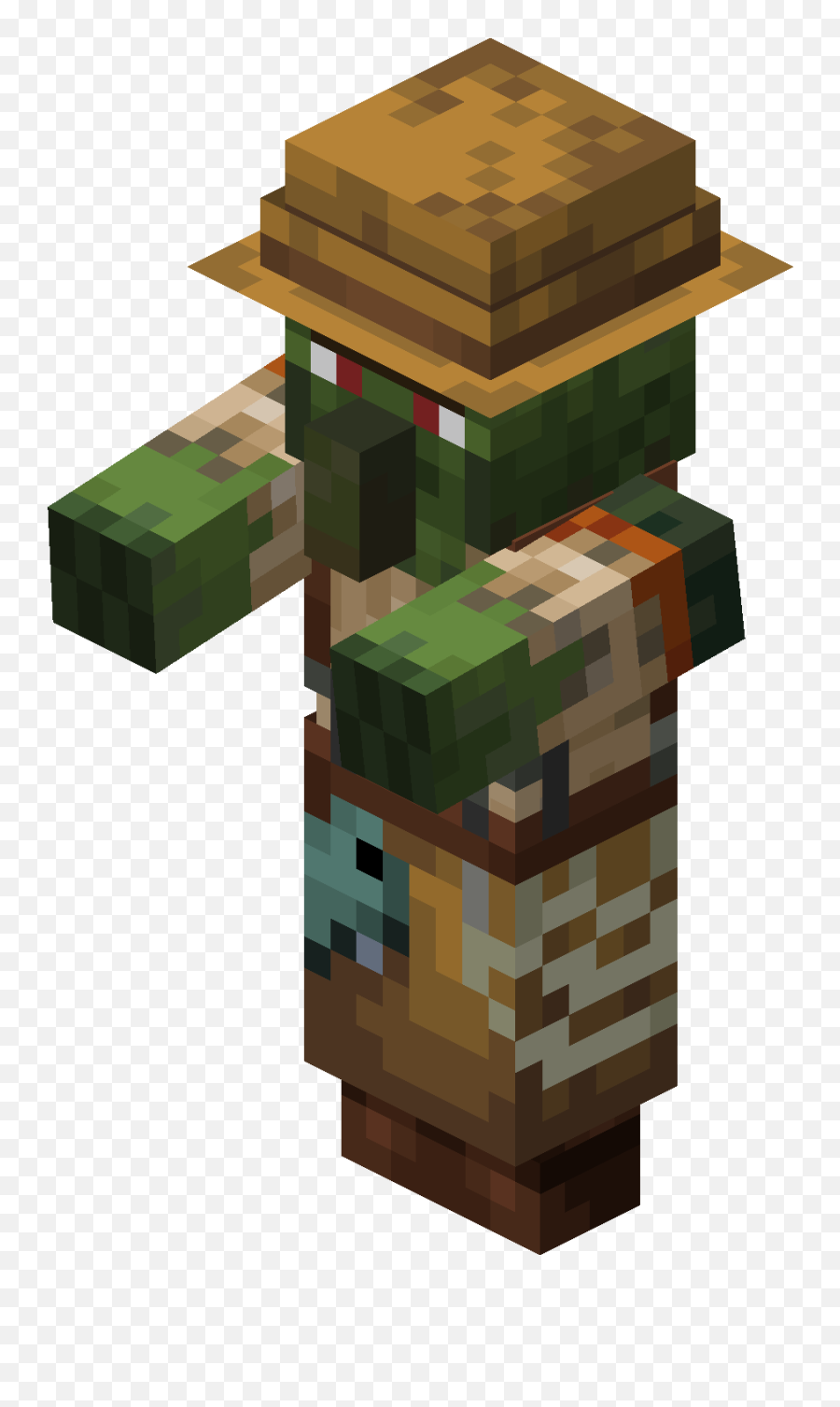 Desert Zombie Fisherman Png