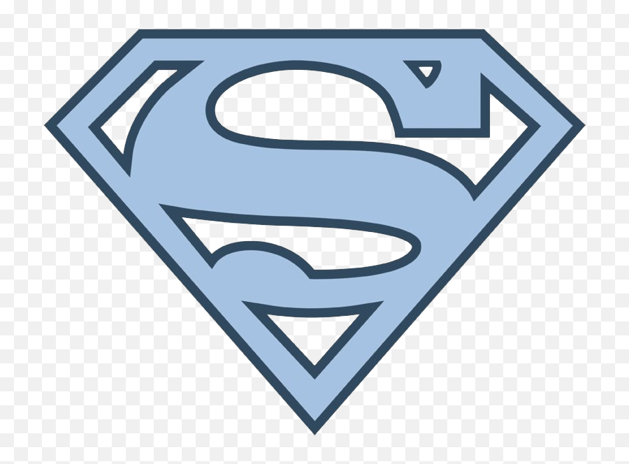 Superman Logo Transparent Background - Transparent Superman Logo Blue Png,The Superman Logo