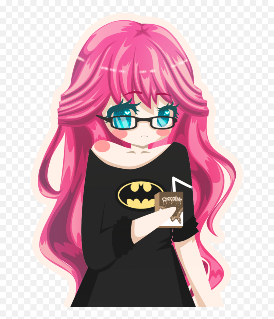 Female - Pink Hair Anime Chibi Png,Anime Hair Png
