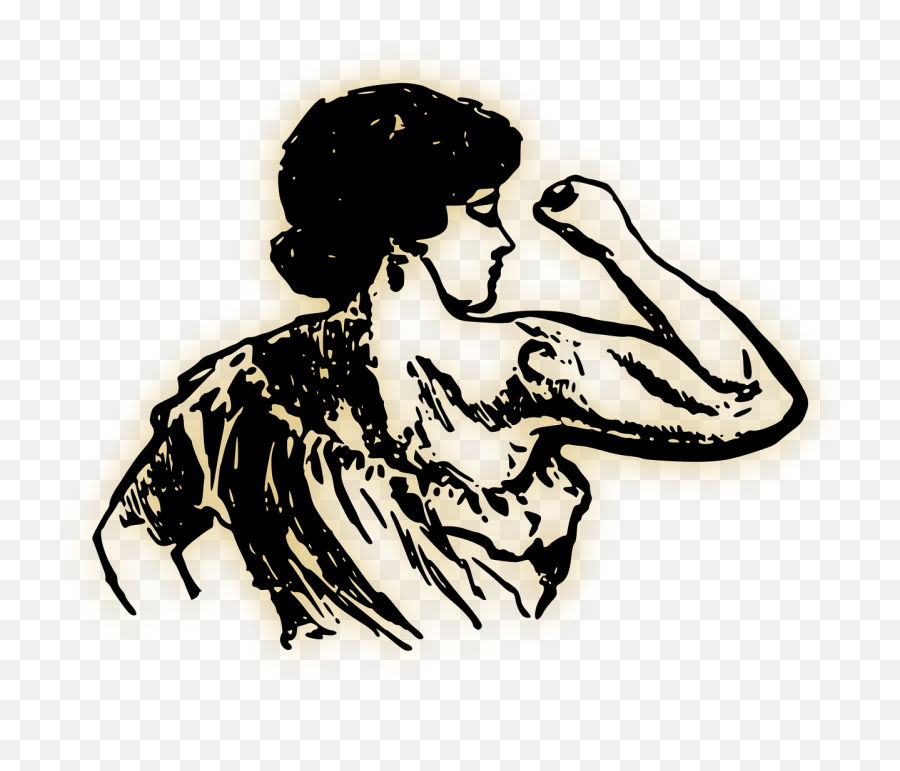 Arm Female Lady - High Self Esteem Drawing Png,Strong Arm Png