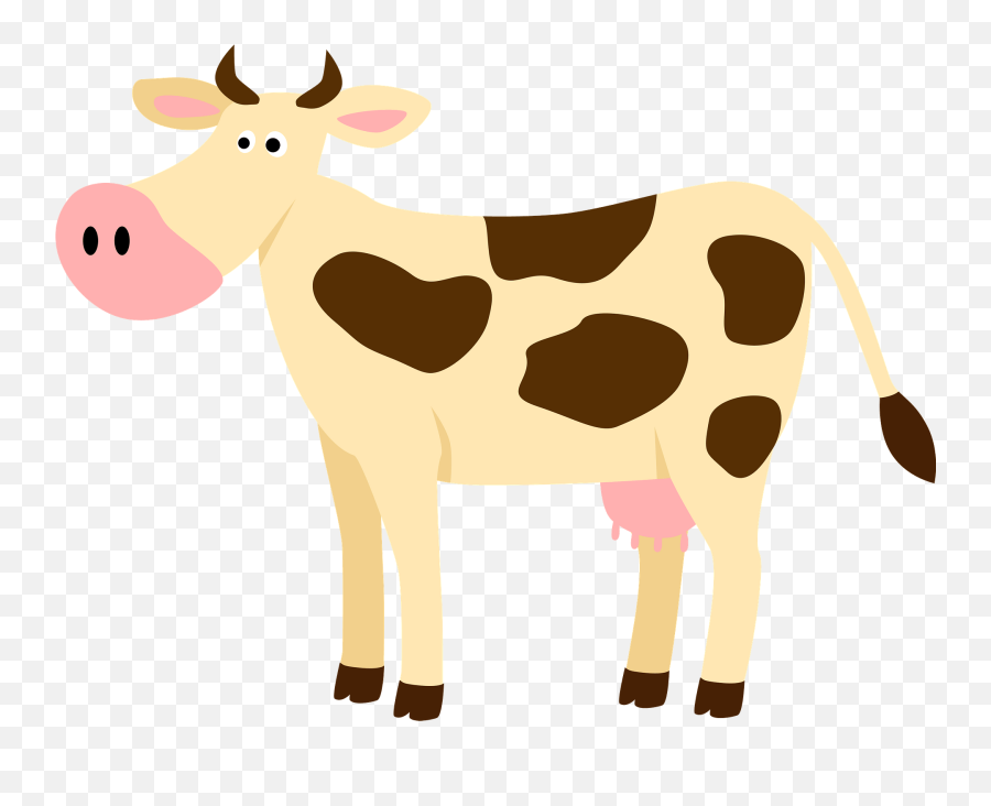 Cow Clipart - Cartoon Png,Cow Clipart Png