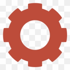 Gears Clipart Half Gear - Red Gear Carto 1913062 Png Whitechapel Station,Gears Png