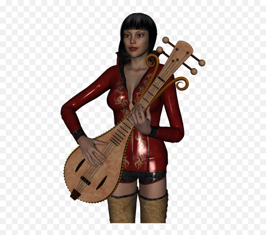 Fantasy Lute Player Pose - Daz Studio Sharecg Musician Png,Lute Png