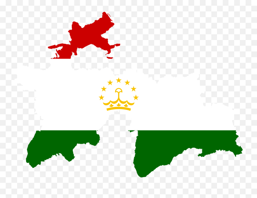 Flagtajikistanflag Of Tajikistan Png Clipart - Royalty Tajikistan Map With Flag,Soviet Flag Png