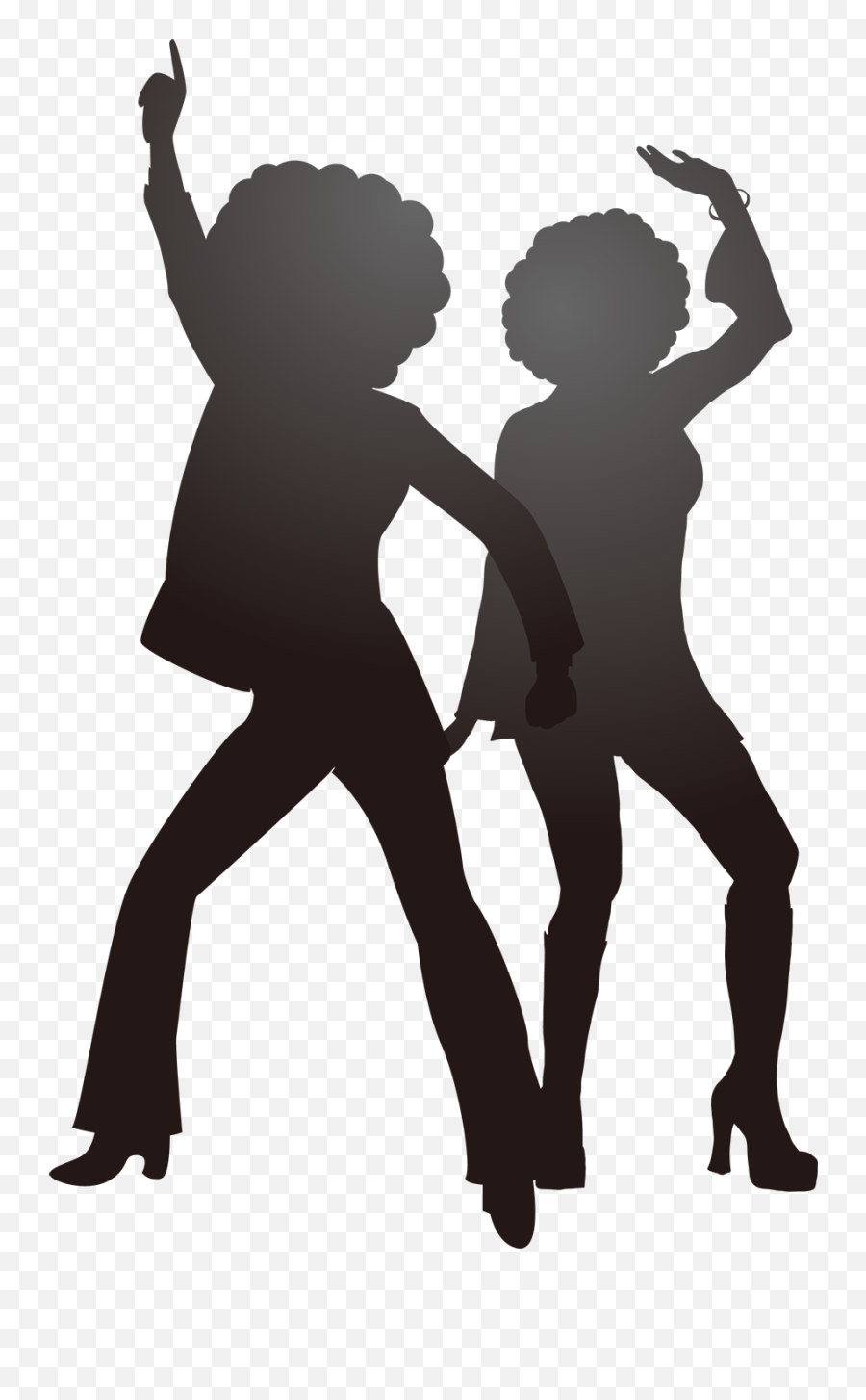 Dance Disco Music Silhouette Vector - Silhouette Transparent Disco Dancer Png,Disco Png