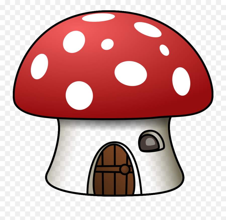 Free Mushroom Transparent Download - Mushroom House Clipart Png,Mario Mushroom Png