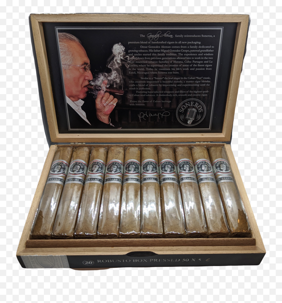 Soneros Claro Robusto - Cigars Png,Cigar Smoke Png