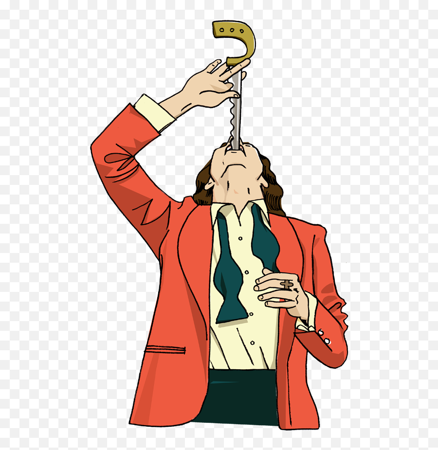The Worldu0027s Most Famous Sword Swallower - Swallowing Cartoon Png,Cartoon Sword Png