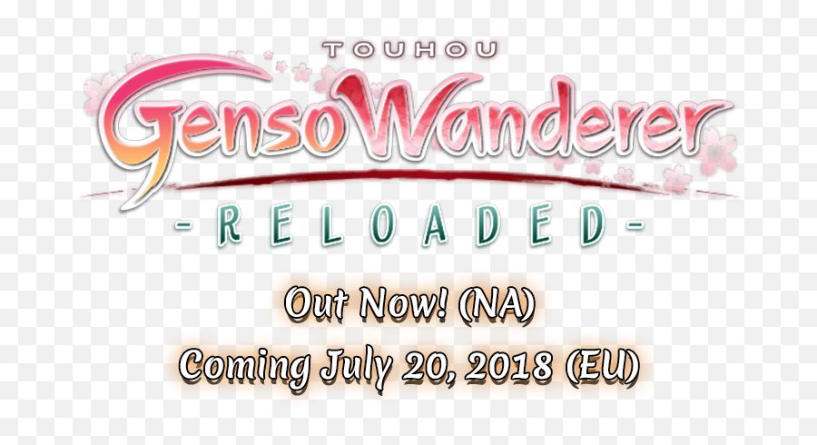 Touhou Genso Wanderer Reloaded - Language Png,Touhou Logo