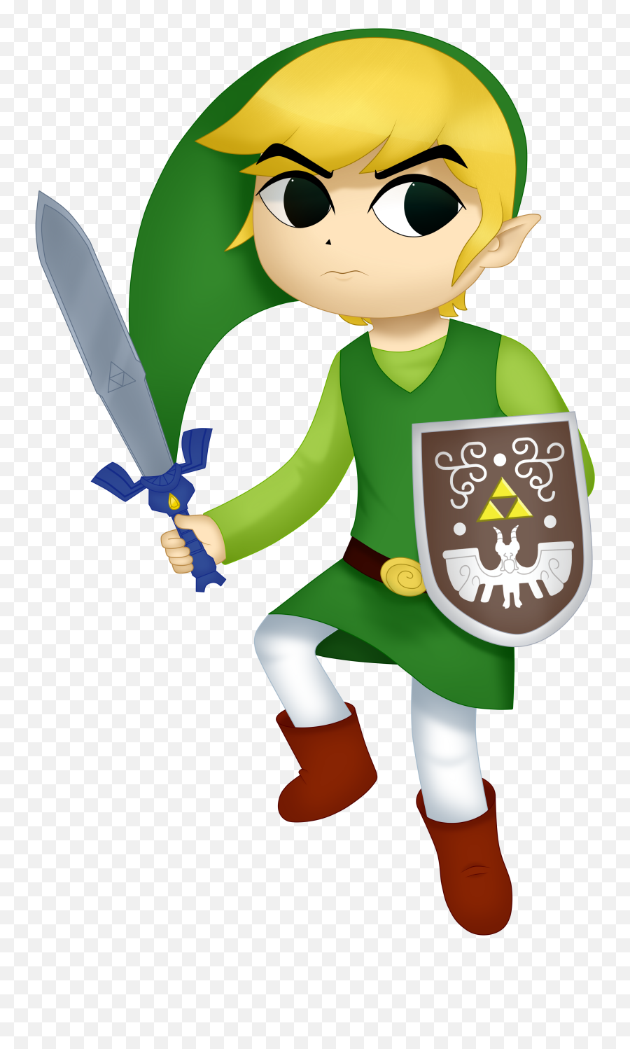 Full Size Of How To Draw Cartoon Girl - The Legend Of Zelda Png,Toon Link Png