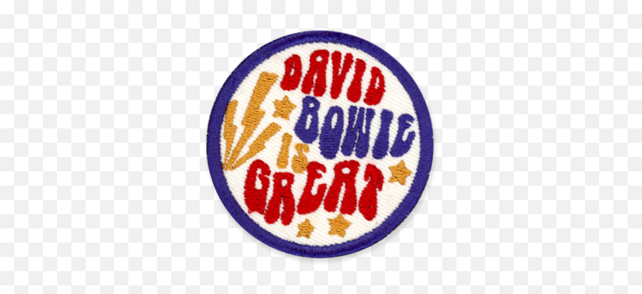 Bowie Patch - Waffle Png,David Bowie Logo