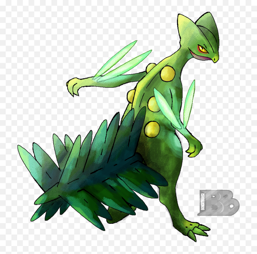 1406508125266 - Sceptile Fanart Full Size Png Download Sceptile Fanart,Sceptile Png