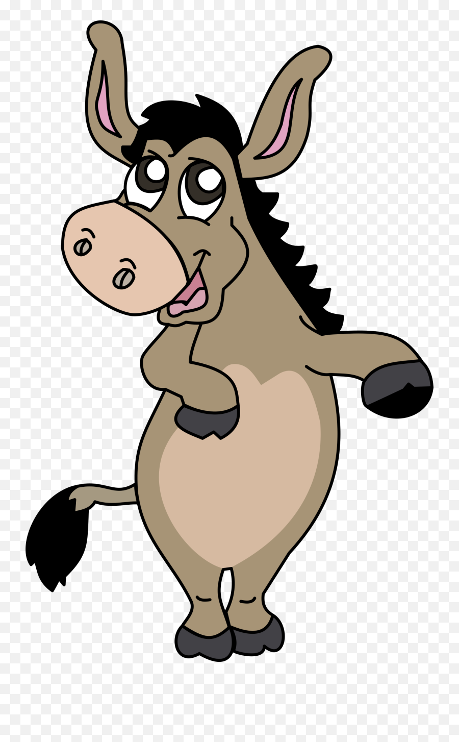 Donkey Clipart Png Transparent Background - Cartoon Donkey Singing,Donkey Shrek Png
