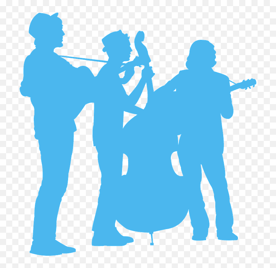 Band Silhouette - Free Vector Silhouettes Creazilla Reed Instrument Png,Band Silhouette Png