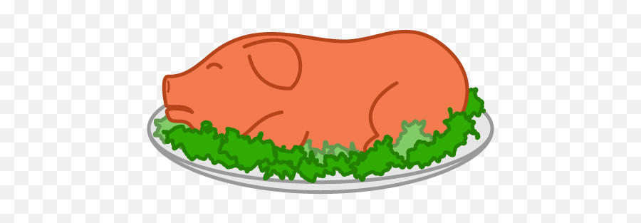 Pig Apple Cliparts 4 - 500 X 307 Webcomicmsnet Roasted Pig Cartoon Png,Apple Clipart Transparent