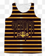 Omega Psi Phi Aop Fraternity Tank - Sleeveless Png,Omega Psi Phi Shield Png